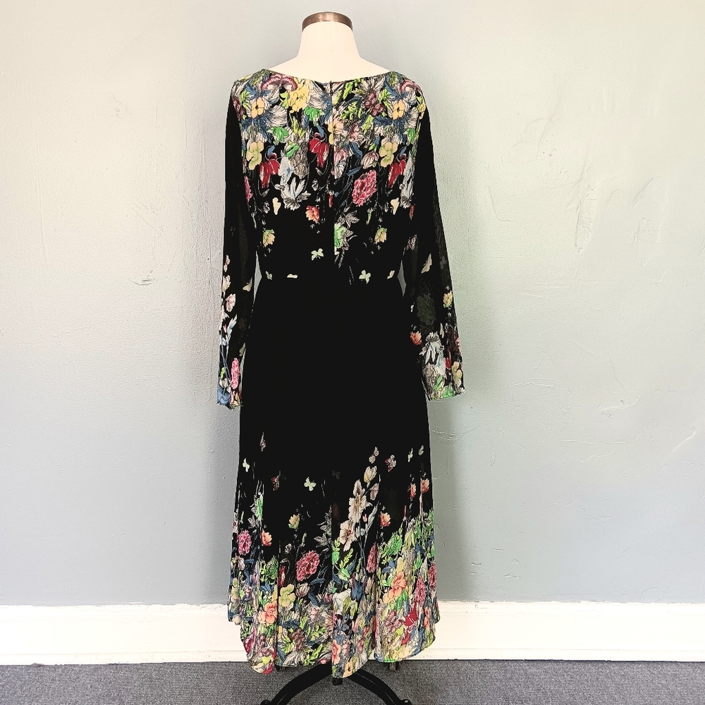 Floral Black Maxi Dress - Picture 10 of 16